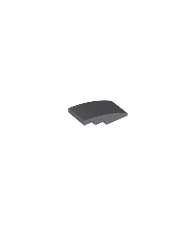 LEGO - Helling, gebogen 4 x 2 - Dark Bluish Gray | N
