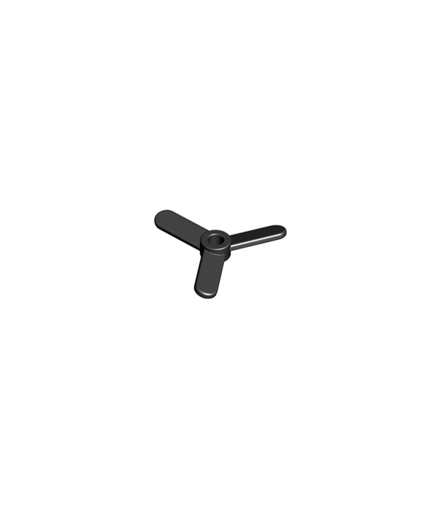 LEGO - Propeller met 3 bladen, klein - Black | N