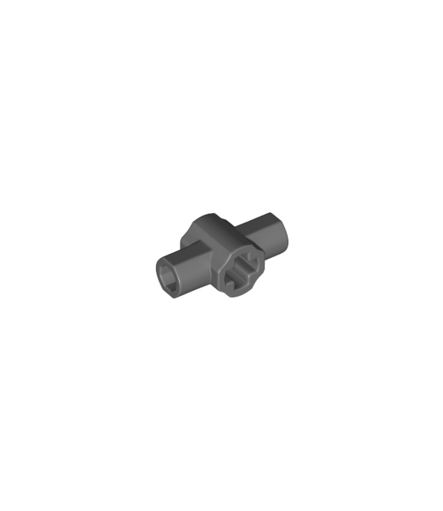 LEGO - Technic-asconnector met twee haakse staafhouders (lightsaber-greep) - Dark Bluish Gray | N