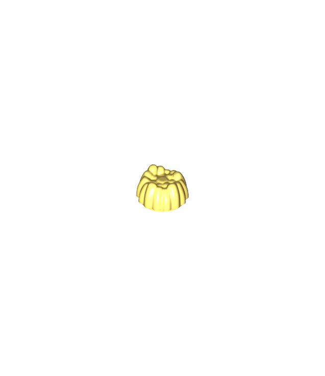 LEGO - Minifiguur-haar, kleine nopmaat, stekelige pluk - Bright Light Yellow | N