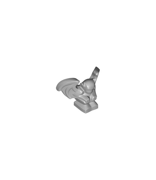 LEGO - Minifiguur-accessoire, gargouillebeeld - Light Bluish Gray | N