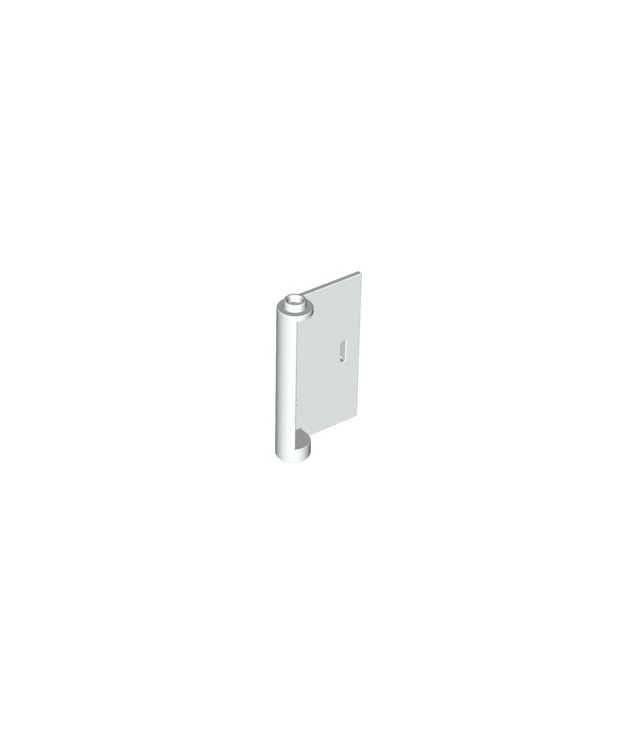 LEGO - Deur 1 x 3 x 4 rechts – open tussen boven- en onderscharnier - White | N