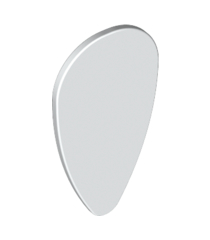 LEGO - Minifiguur-schild, ovaal - White | N - Thumbnail