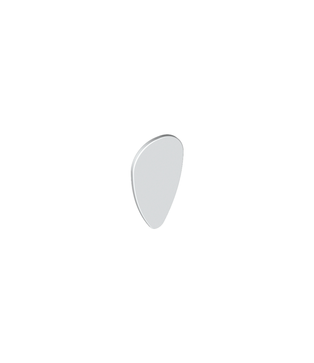 LEGO - Minifiguur-schild, ovaal - White | N