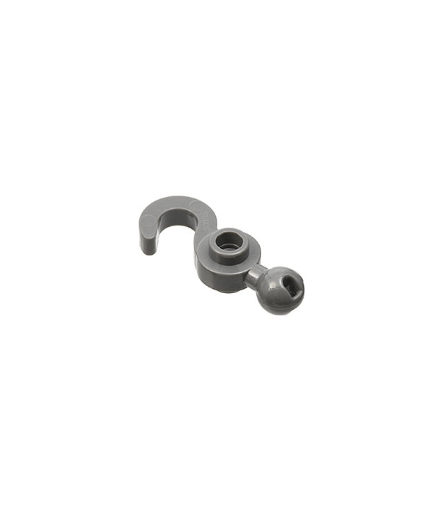 LEGO - Haak met trekhaakkogel - Dark Bluish Gray | N