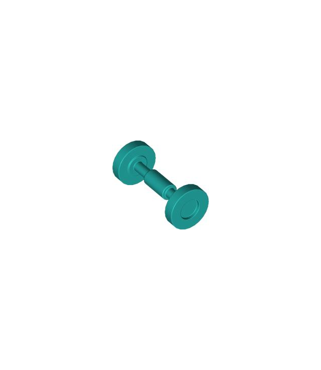 LEGO - Wiel skateboard / karretje - Dark Turquoise | N