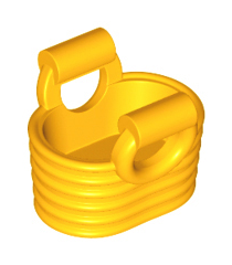 LEGO - Minifiguur-accessoire, mand – flexibel rubber - Bright Light Orange | N - Thumbnail
