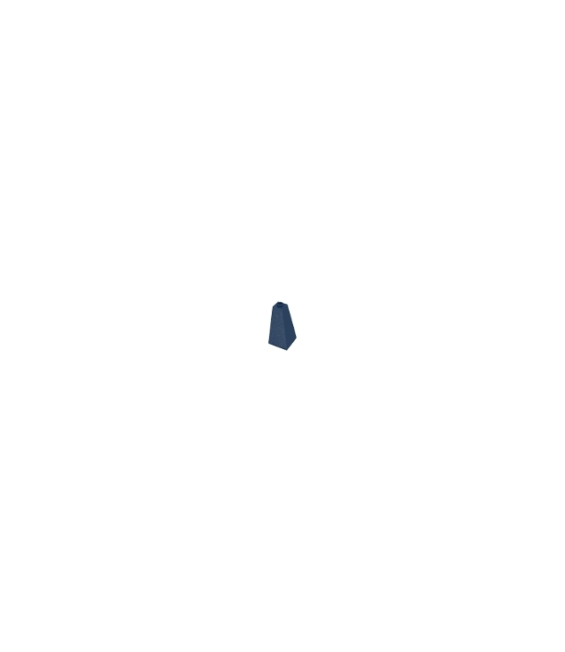 LEGO - Helling 75 graden2 x 2 x 3 dubbel bolvormig - Dark Blue | N