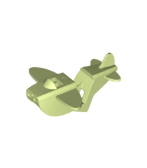 LEGO - Motorfiets-kuip, Stuntz vliegtuigmotor - Yellowish Green | N - Thumbnail