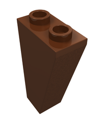 LEGO - Helling, omgekeerd 75 graden2 x 1 x 3 - Reddish Brown | N - Thumbnail