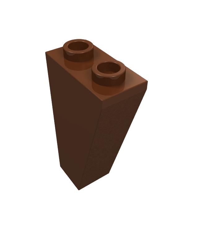 LEGO - Helling, omgekeerd 75 graden2 x 1 x 3 - Reddish Brown | N