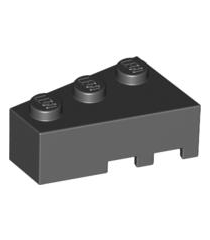 LEGO - Wig 3 x 2 links - Black | N - Thumbnail