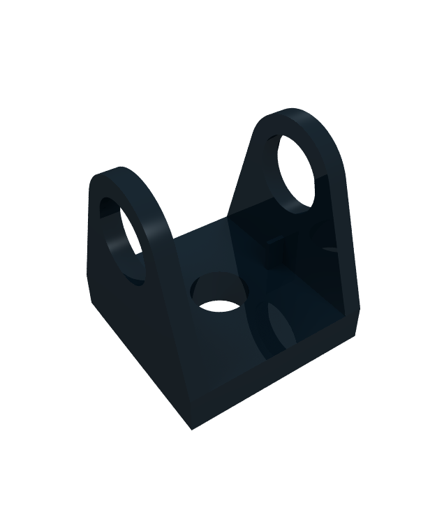 LEGO - Spoelhouder 2 x 2 - Black | N