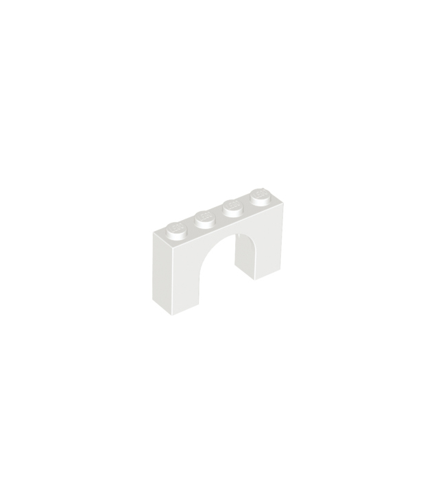 LEGO - Boog 1 x 4 x 2 - White | N