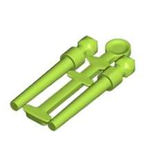 LEGO - Minifiguur-toverstaf, 2 aan gietraam - Lime | N - Thumbnail