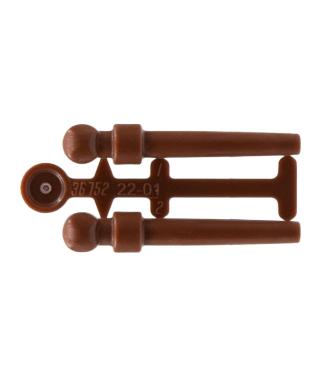 LEGO - Minifiguur-toverstaf, 2 aan gietraam - Reddish Brown | N
