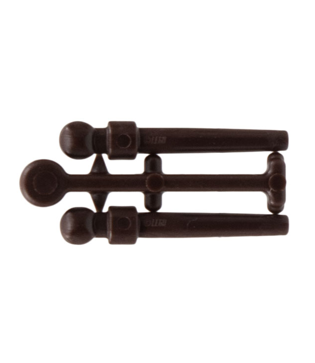LEGO - Minifiguur-toverstaf, 2 aan gietraam - Dark Brown | N
