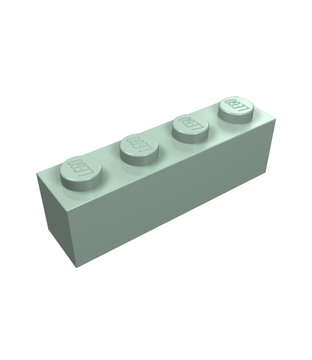 LEGO - Steen 1 x 4 - Sand Green | N