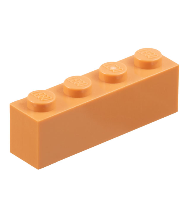 LEGO - Steen 1 x 4 - Nougat | N