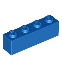 LEGO - Steen 1 x 4 - Blue | N - Thumbnail