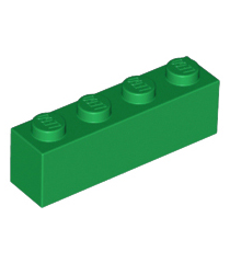 LEGO - Steen 1 x 4 - Green | N - Thumbnail