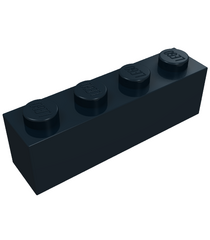LEGO - Steen 1 x 4 - Black | N - Thumbnail