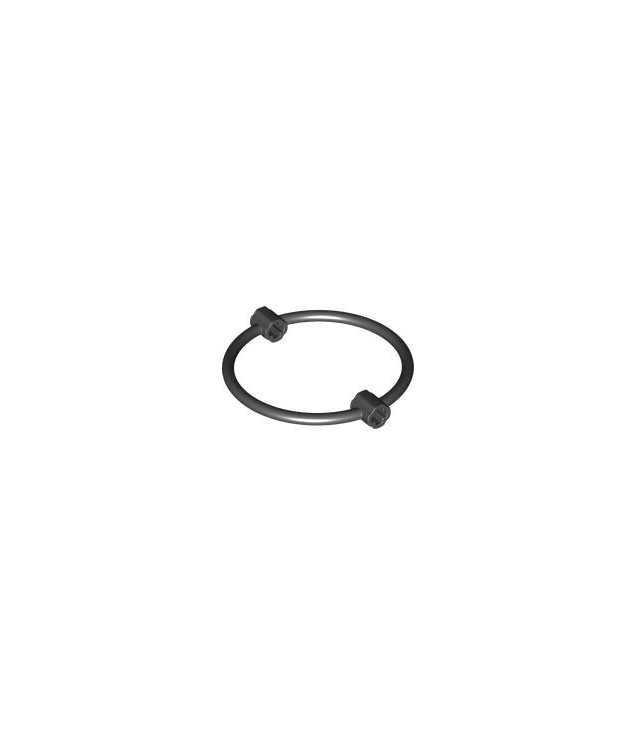 LEGO - Ring 7 x 7 met asconnectoren 1L - Black | N