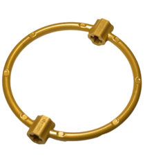 LEGO - Ring 7 x 7 met asconnectoren 1L - Pearl Gold | N - Thumbnail