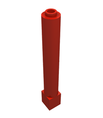 LEGO - Steunpilaar 1 x 1 x 6 massief - Red | N - Thumbnail