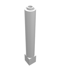 LEGO - Steunpilaar 1 x 1 x 6 massief - White | N - Thumbnail