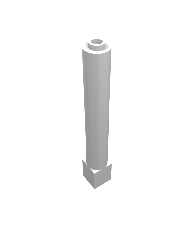 LEGO - Steunpilaar 1 x 1 x 6 massief - White | N
