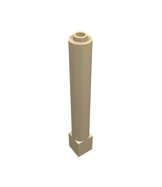 LEGO - Steunpilaar 1 x 1 x 6 massief - Tan | N