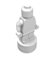 LEGO - Minifiguur-accessoire, beeldje / trofee - White | N - Thumbnail