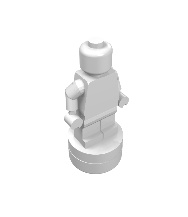 LEGO - Minifiguur-accessoire, beeldje / trofee - White | N