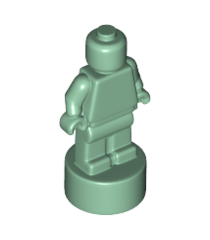 LEGO - Minifiguur-accessoire, beeldje / trofee - Sand Green | N - Thumbnail