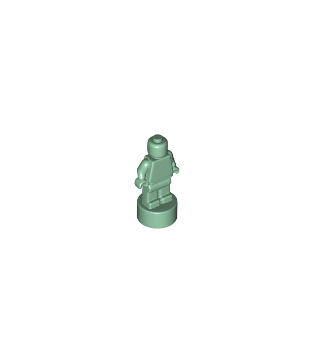 LEGO - Minifiguur-accessoire, beeldje / trofee - Sand Green | N