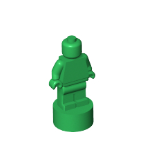 LEGO - Minifiguur-accessoire, beeldje / trofee - Green | N - Thumbnail