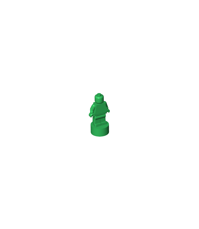 LEGO - Minifiguur-accessoire, beeldje / trofee - Green | N