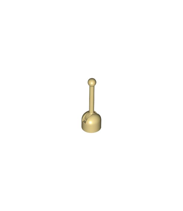LEGO - Antenne kleine basis met lichtbruine hendel (4592 / 4593) - Tan | N