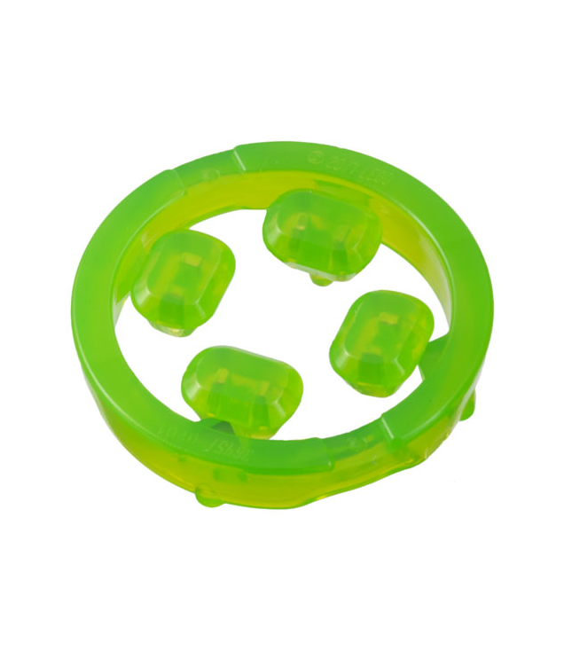 LEGO - Steen, facetvormig met kleine pen (Infinity Stone), 4 aan gietraam - Trans-Bright Green | N