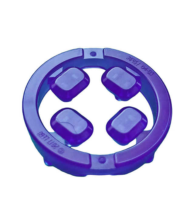 LEGO - Steen, facetvormig met kleine pen (Infinity Stone), 4 aan gietraam - Trans-Purple | N