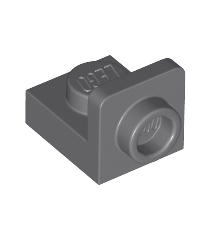 LEGO - Beugel 1 x 1 - 1 x 1 omgekeerd - Dark Bluish Gray | N - Thumbnail