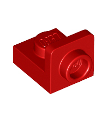 LEGO - Beugel 1 x 1 - 1 x 1 omgekeerd - Red | N - Thumbnail