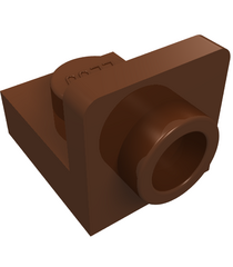 LEGO - Beugel 1 x 1 - 1 x 1 omgekeerd - Reddish Brown | N - Thumbnail