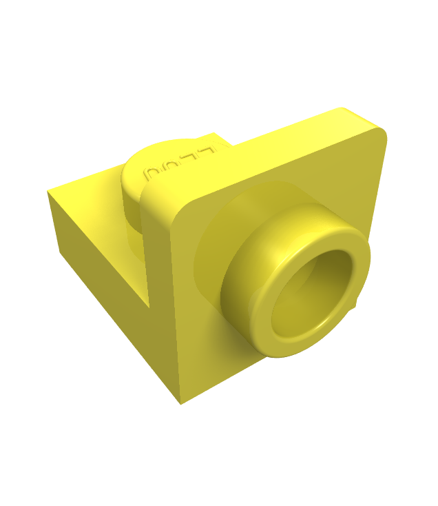 LEGO - Beugel 1 x 1 - 1 x 1 omgekeerd - Bright Light Yellow | N