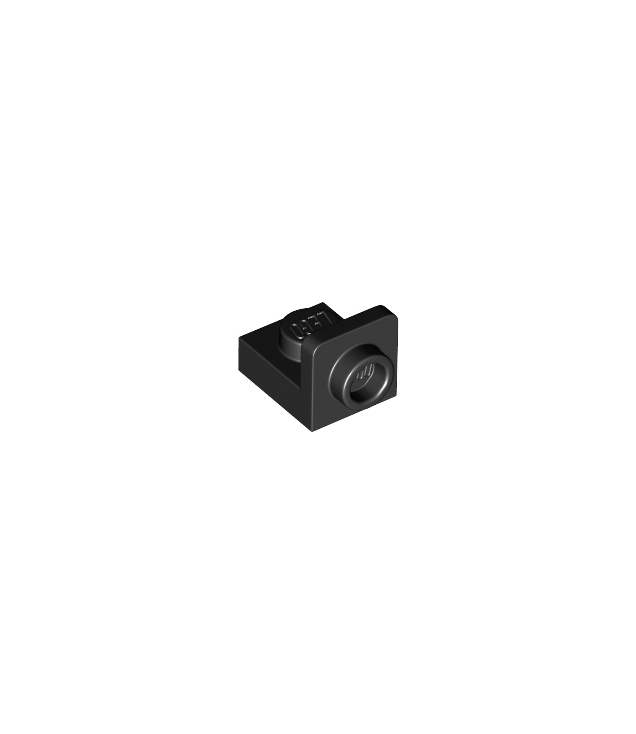LEGO - Beugel 1 x 1 - 1 x 1 omgekeerd - Black | N