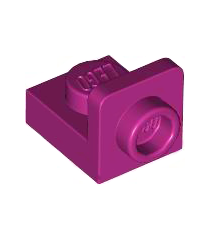 LEGO - Beugel 1 x 1 - 1 x 1 omgekeerd - Magenta | N - Thumbnail