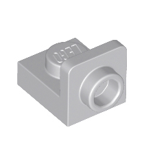 LEGO - Beugel 1 x 1 - 1 x 1 omgekeerd - Light Bluish Gray | N - Thumbnail