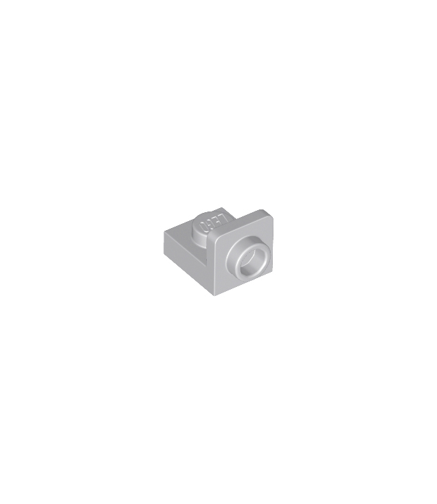 LEGO - Beugel 1 x 1 - 1 x 1 omgekeerd - Light Bluish Gray | N