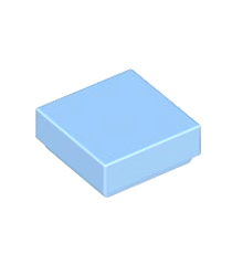 LEGO - Tegel 1 x 1 - Bright Light Blue | N - Thumbnail